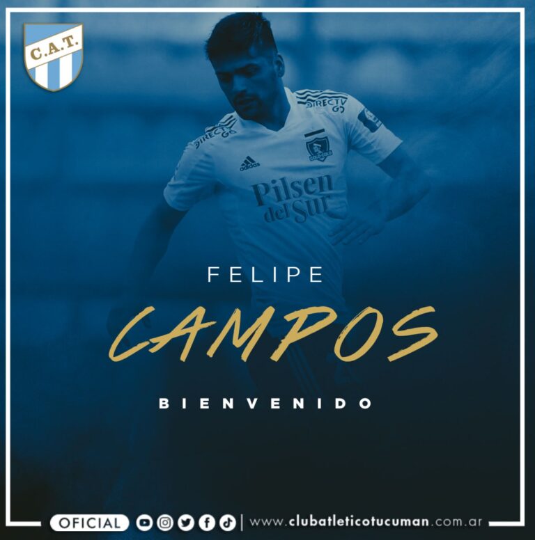 Felipe Campos refuerza a Atlético Tucumán