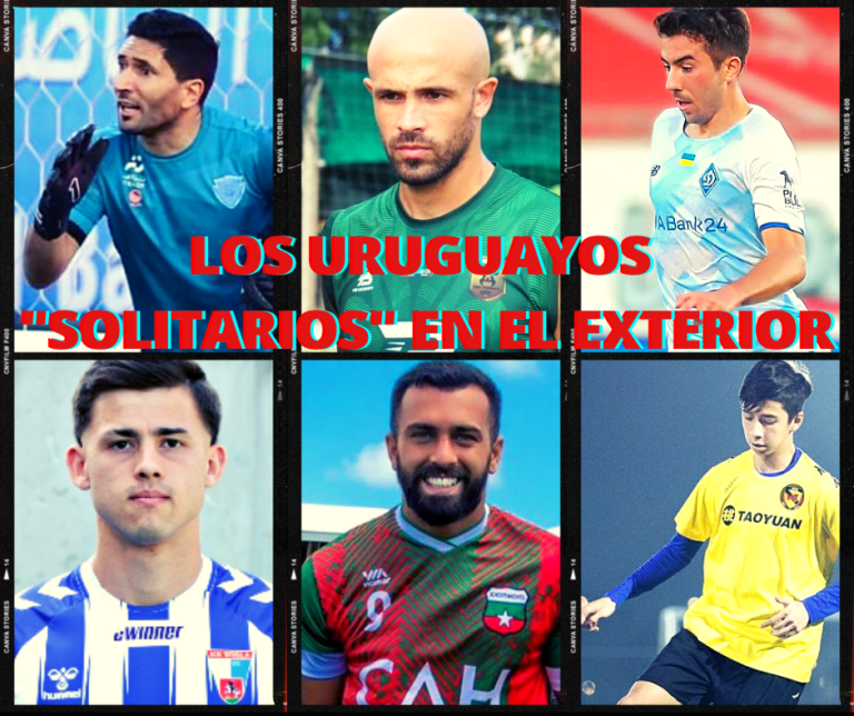 ¿Qué futbolistas uruguayos se encuentran solos en el exterior?