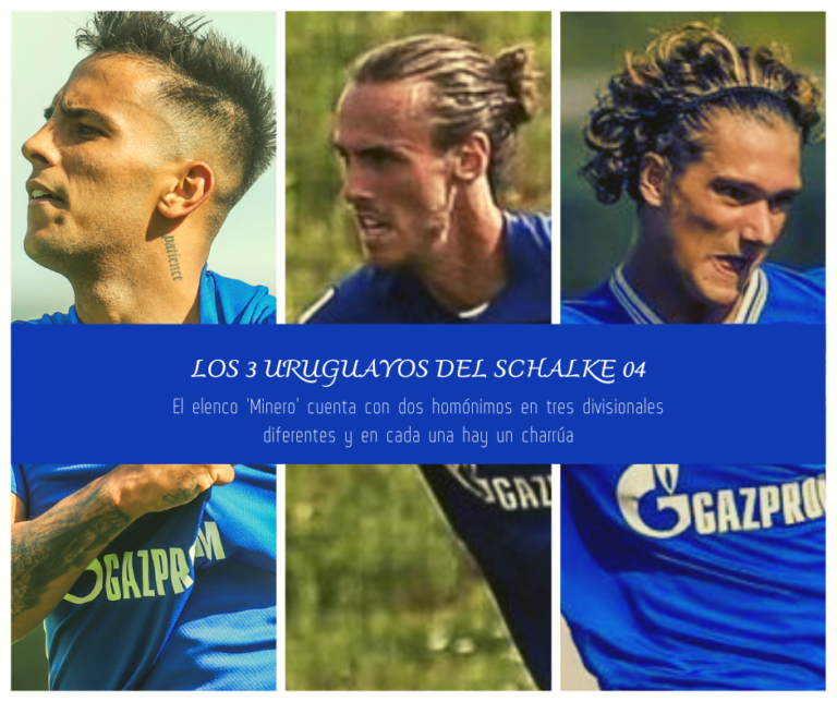 La trilogía de uruguayos en el Schalke 04