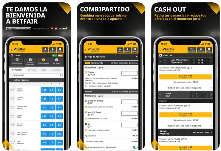 Betfair app