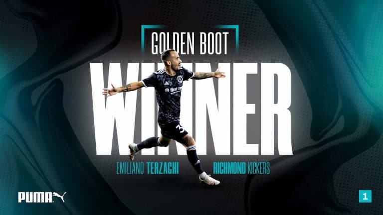 Emiliano Terzaghi, el “MVP” y Bota de Oro de la USL1