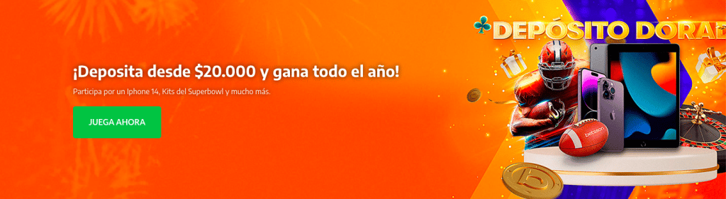 Deposito Dorado betsson