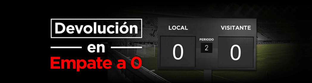 Devolución en empate a cero