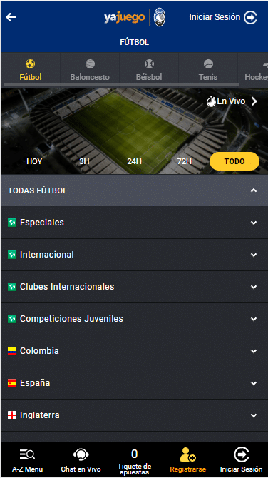 Yajuego app futbol