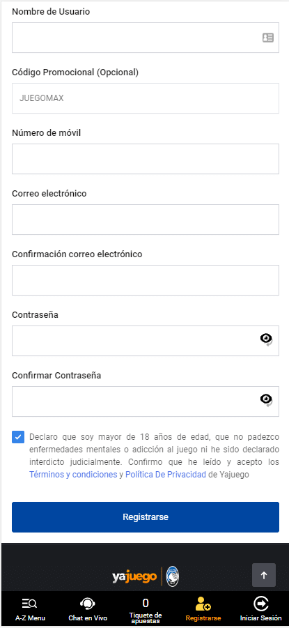 CÓMO APOSTAR EN YAJUEGO APP