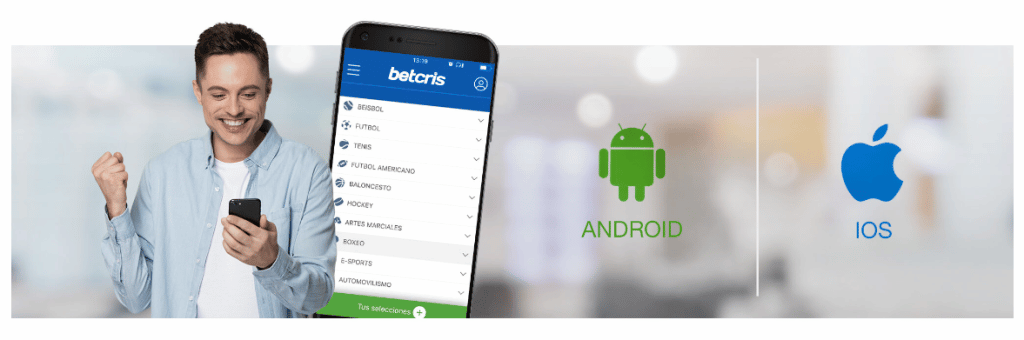 aplicación móvil de Betcris