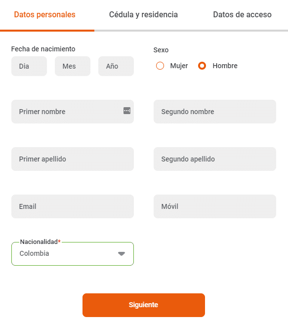 Cómo registrarse en la página y comenzar a apostar