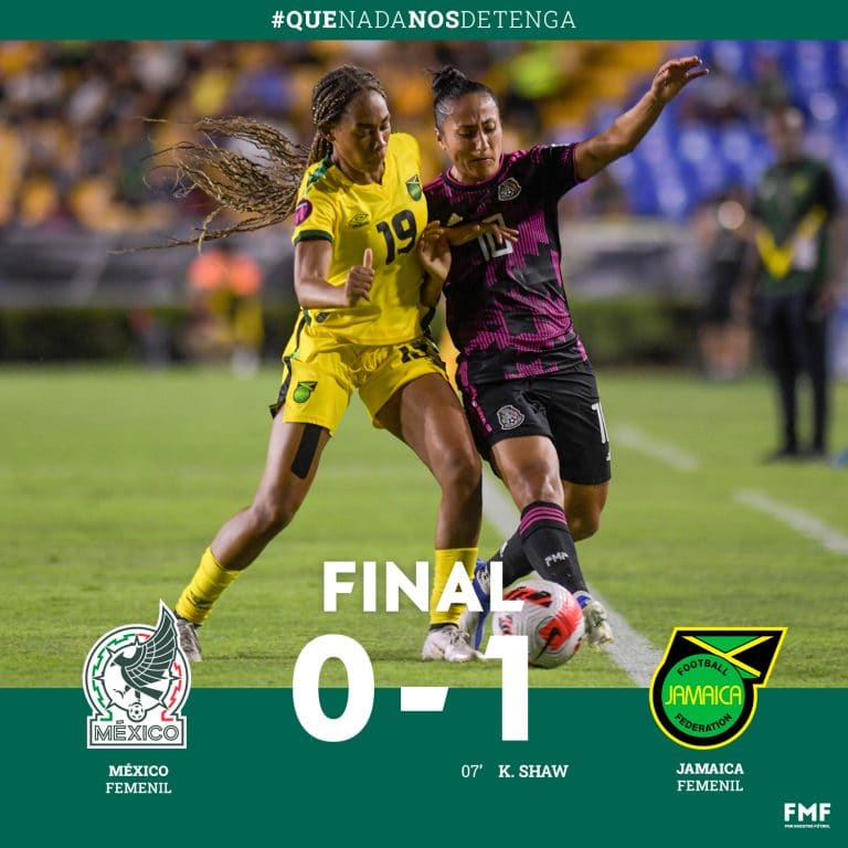 Jamaica sorprendió y le pegó a México en el premundial