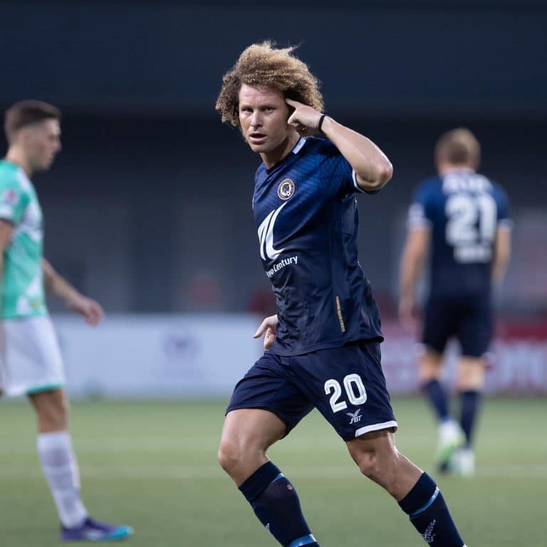 Blake Ricciuto y su gran momento en Singapur