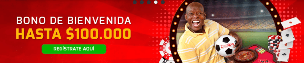 Bono de bienvenida y promociones en Zamba