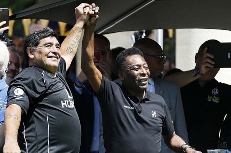 El mensaje de Maradona a Pelé