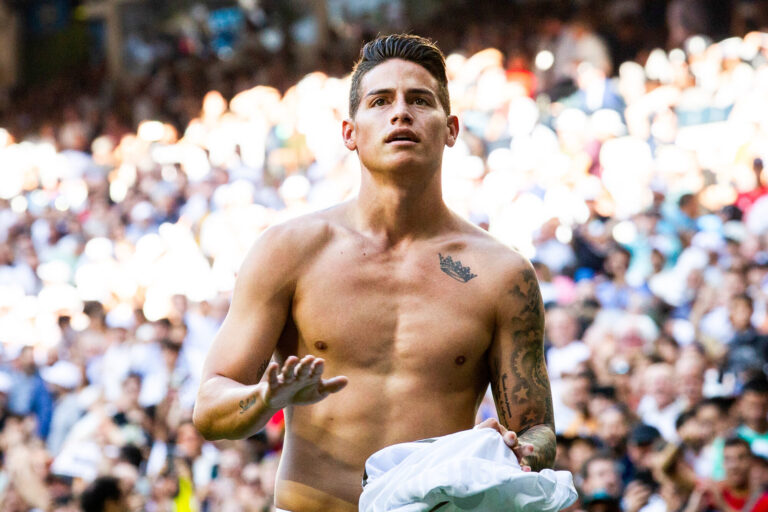 ¿Cuántas Champions ganó James Rodríguez en el Real Madrid?