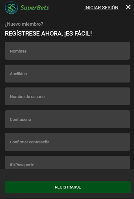 codigo promocional Superbets