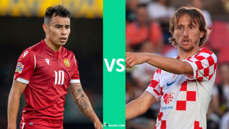 Alineaciones Armenia vs Croacia (11/09) por la Jornada 6 de la clasificación a la Eurocopa 2024