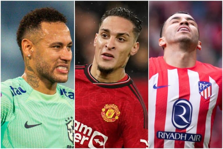 ¡Ahora son gangas! Neymar, Ángel Correa y Antony: Los jugadores MÁS DEVALUADOS de 2024