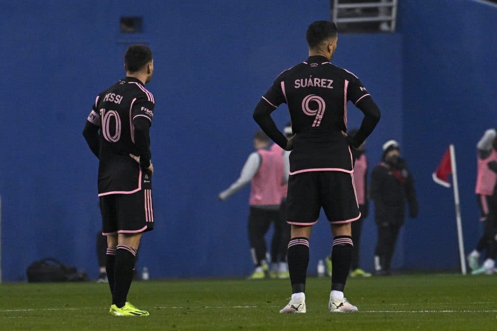 Lionel Messi y Luis Suárez en el Inter Miami