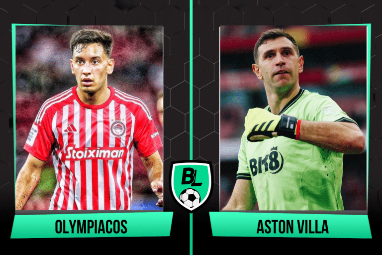 Alineaciones de Olympiacos vs. Aston Villa: previa, horario y cómo ver EN VIVO el partido por la Semifinal Vuelta de la Conference League (9/5/24)