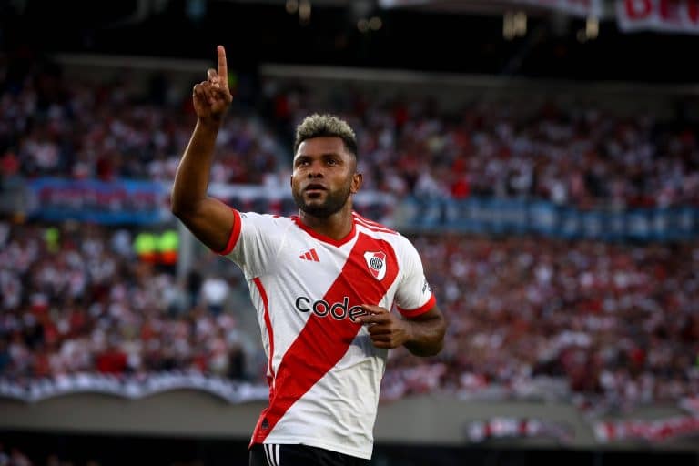 River vs Colo Colo: El historial de Miguel Borja contra equipos chilenos