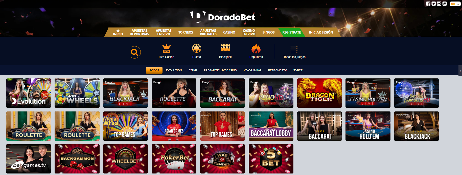 doradobet login