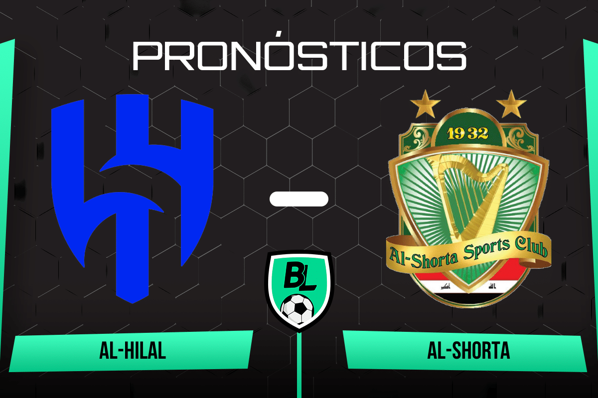 Pronóstico AlHilal vs AlShorta cuotas y apuestas por la Jornada 2